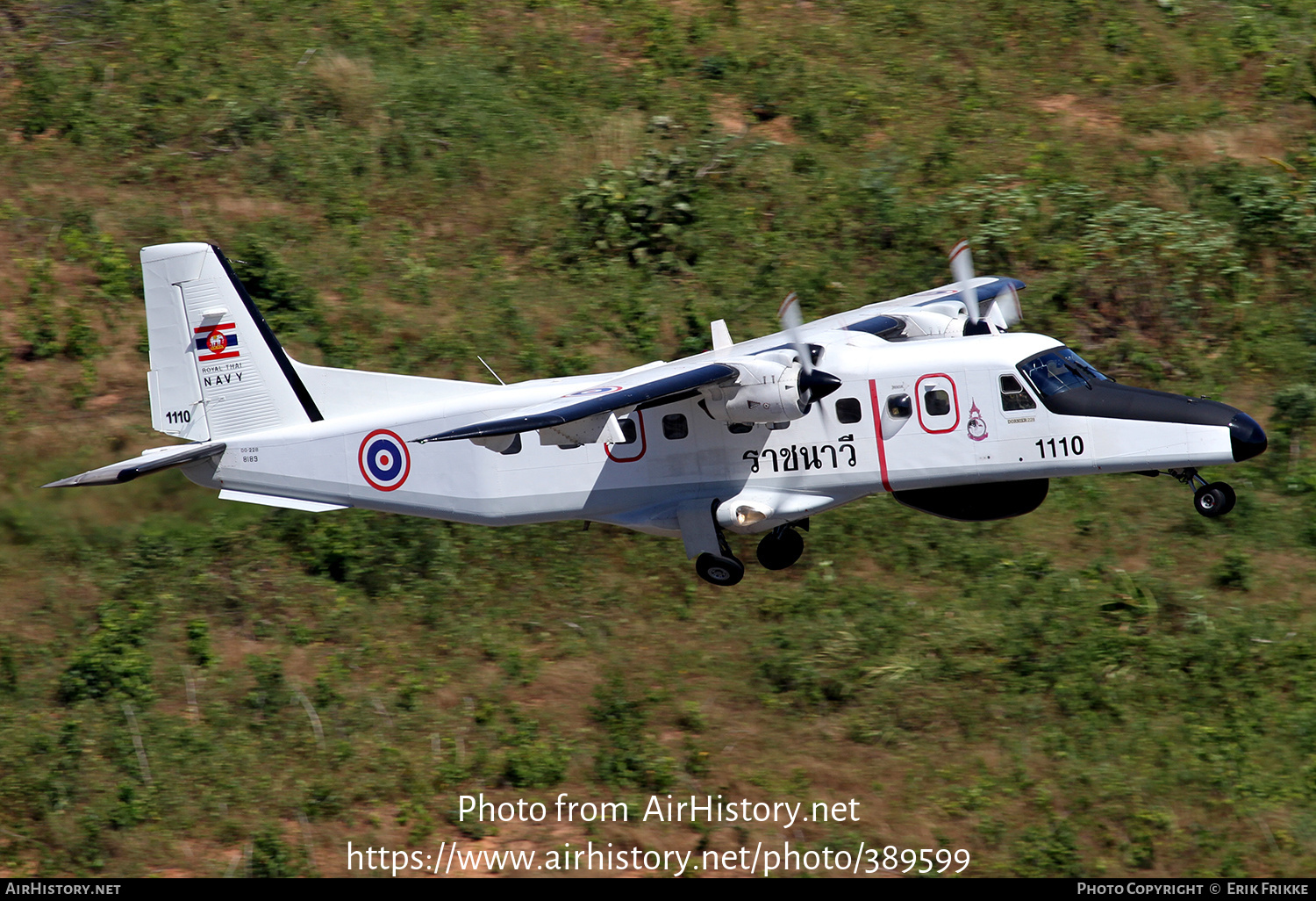 Aircraft Photo of 1110 | Dornier 228-212 | Thailand - Navy | AirHistory.net #389599