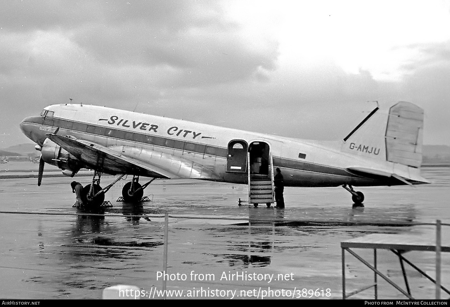 Aircraft Photo of G-AMJU | Douglas C-47B Skytrain | Silver City Airways | AirHistory.net #389618