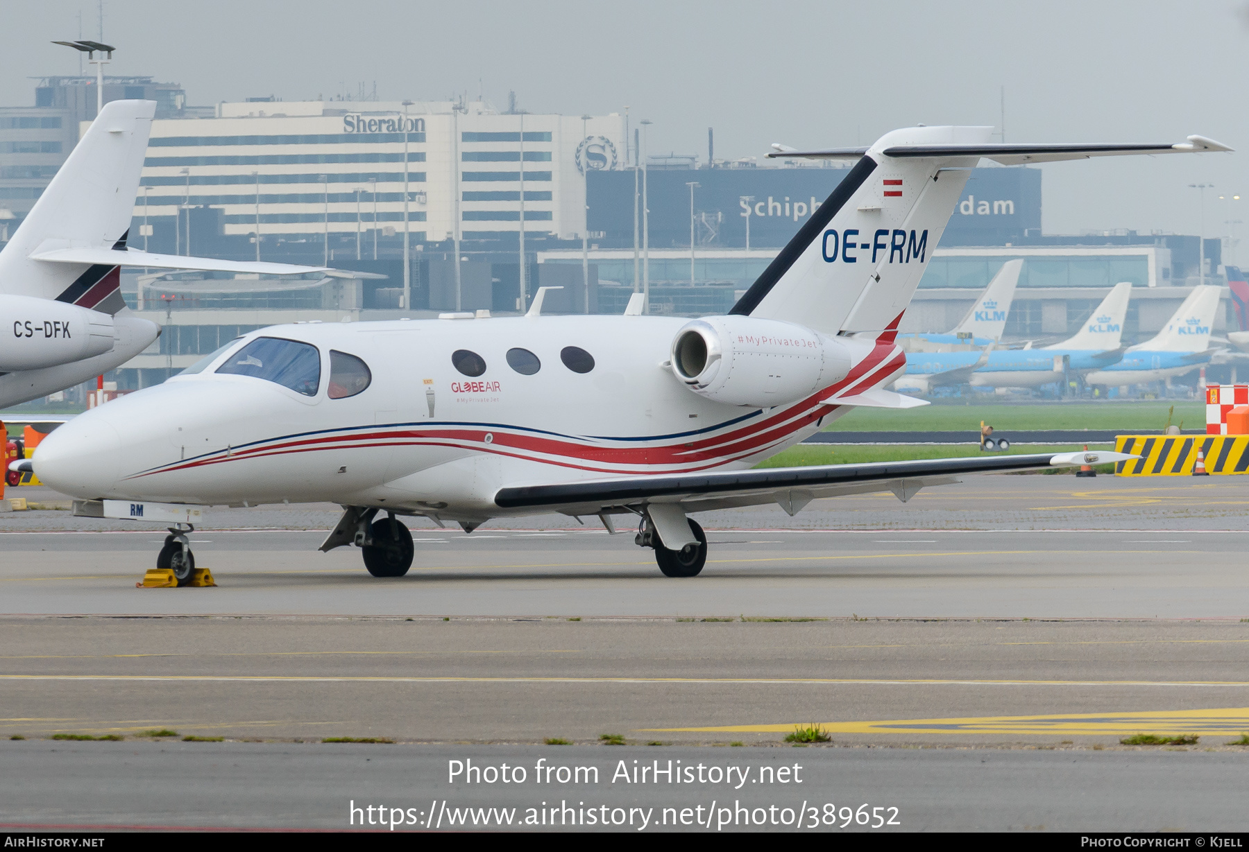 Aircraft Photo of OE-FRM | Cessna 510 Citation Mustang | GlobeAir | AirHistory.net #389652