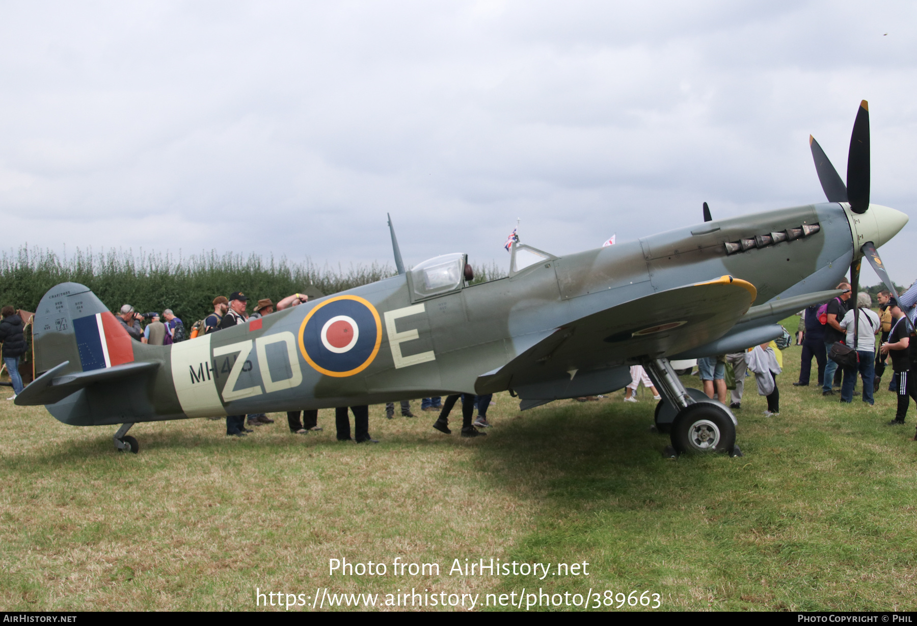 Aircraft Photo of G-AVDJ / MH415 | Supermarine 361 Spitfire LF9C | UK - Air Force | AirHistory.net #389663