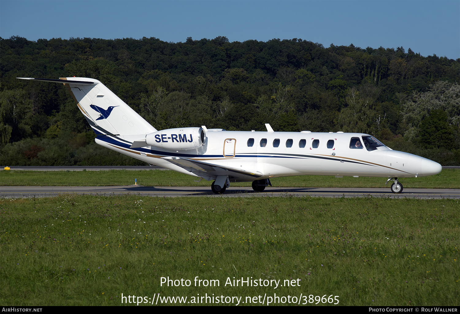 Aircraft Photo of SE-RMJ | Cessna 525B CitationJet CJ3 | Hummingbird Aviation Services | AirHistory.net #389665