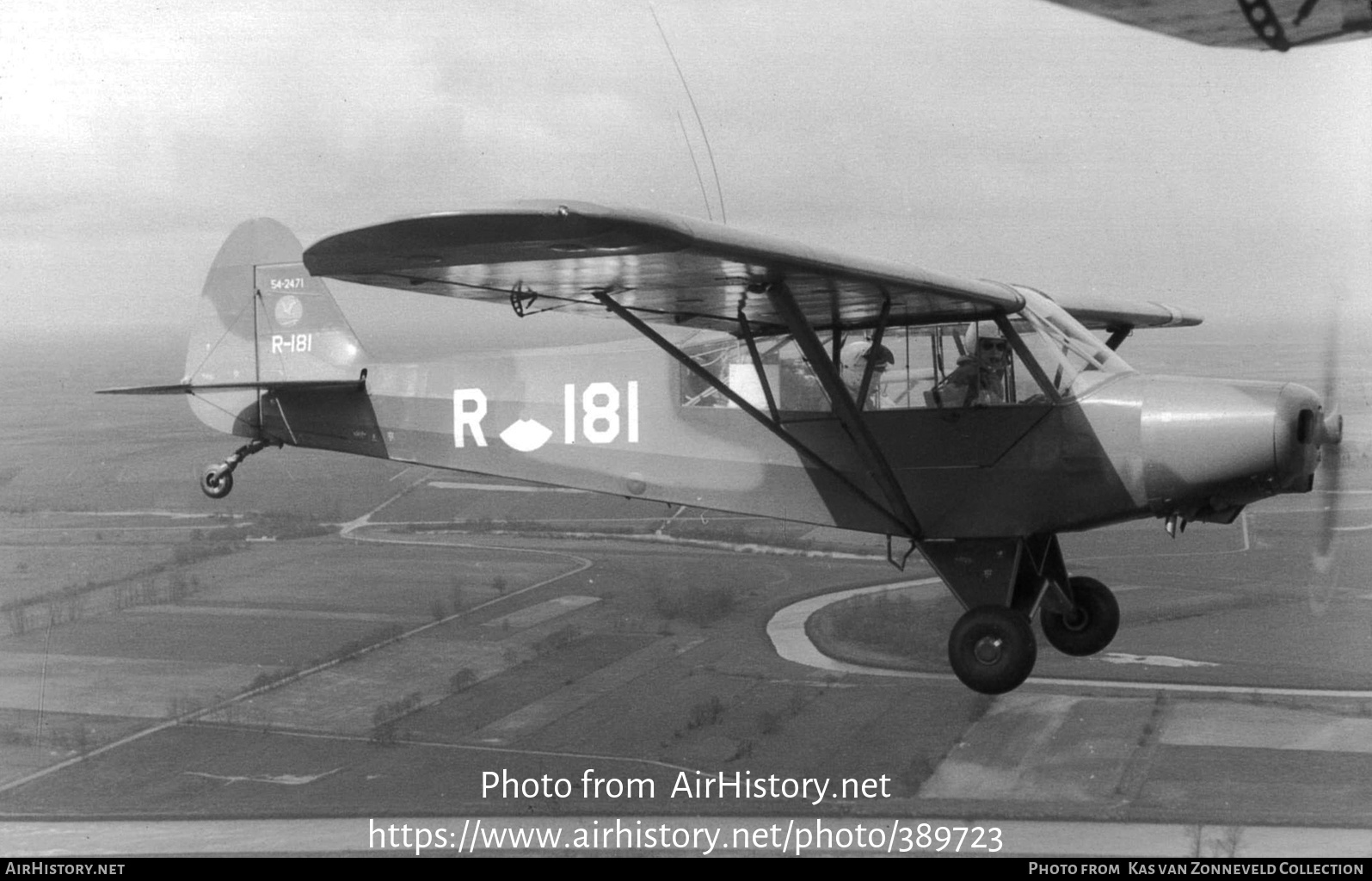 Aircraft Photo of R-181 | Piper L-21B Super Cub | Netherlands - Air Force | AirHistory.net #389723