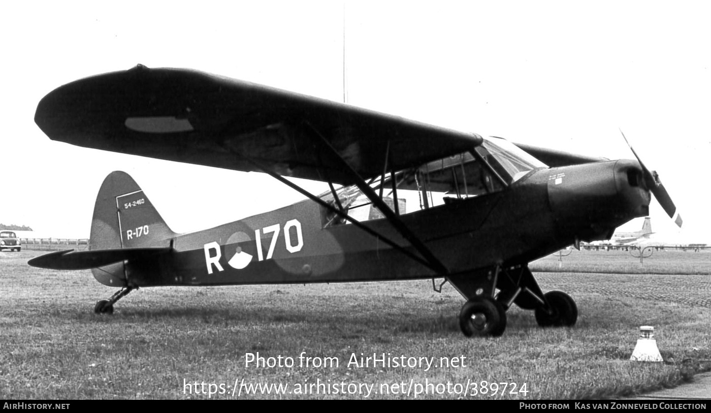 Aircraft Photo of R-170 / 54-2460 | Piper PA-18-150 Super Cub | Netherlands - Air Force | AirHistory.net #389724