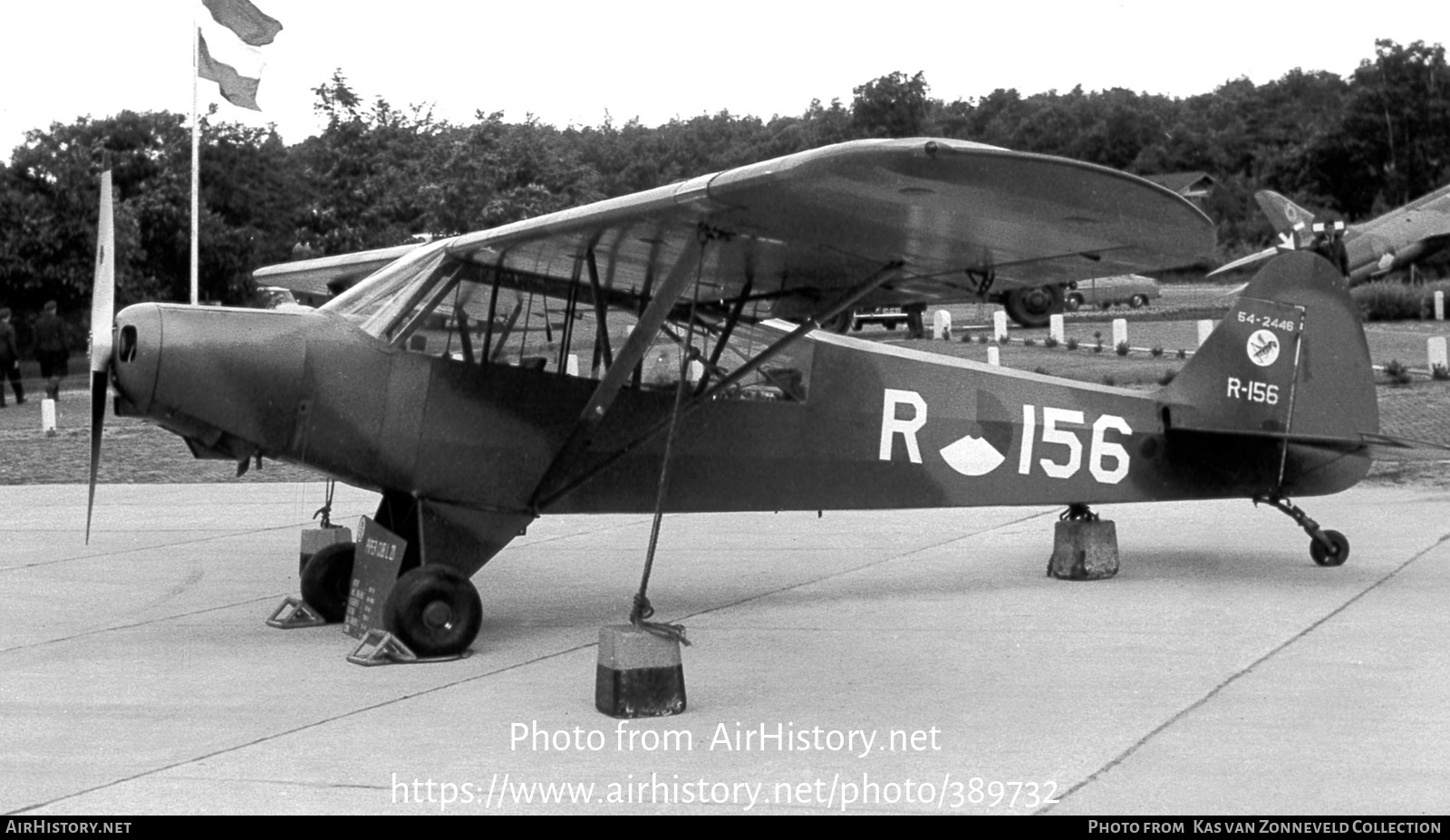 Aircraft Photo of R-156 | Piper L-21B Super Cub | Netherlands - Air Force | AirHistory.net #389732