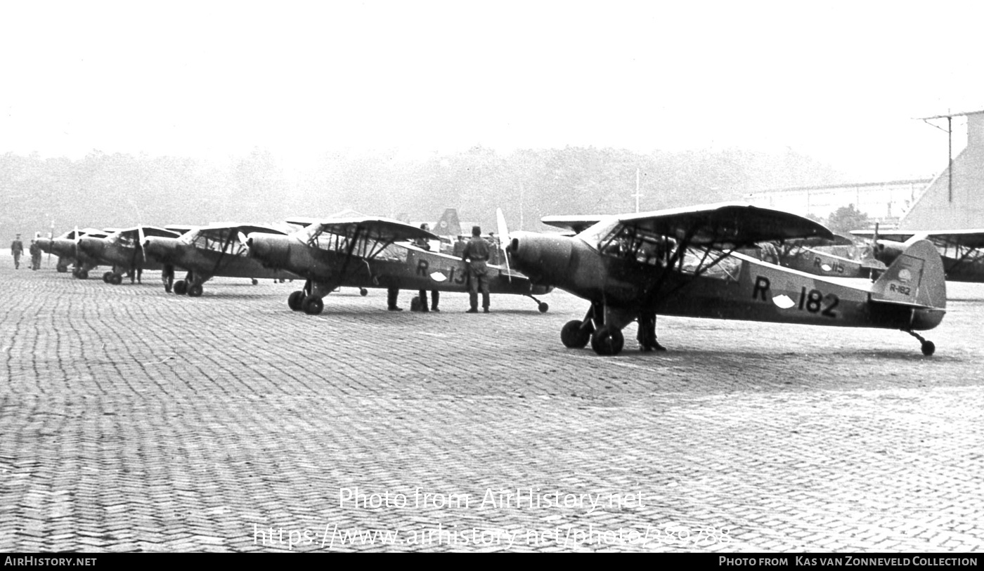 Aircraft Photo of R-182 | Piper U-7A Super Cub | Netherlands - Air Force | AirHistory.net #389788