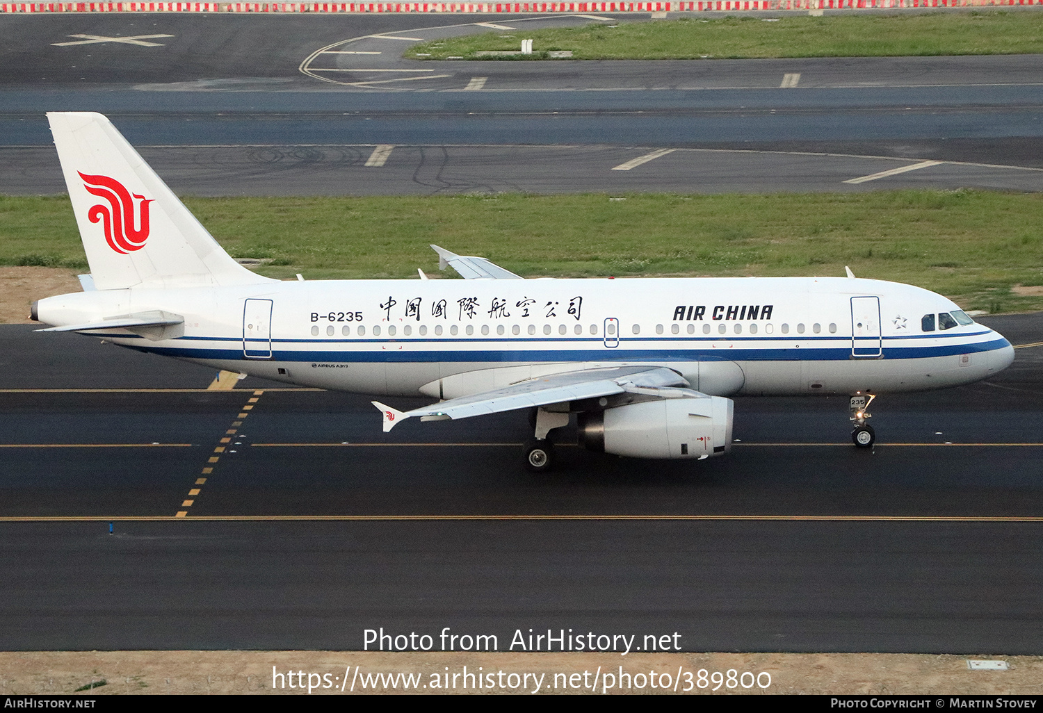 Aircraft Photo of B-6235 | Airbus A319-131 | Air China | AirHistory.net #389800