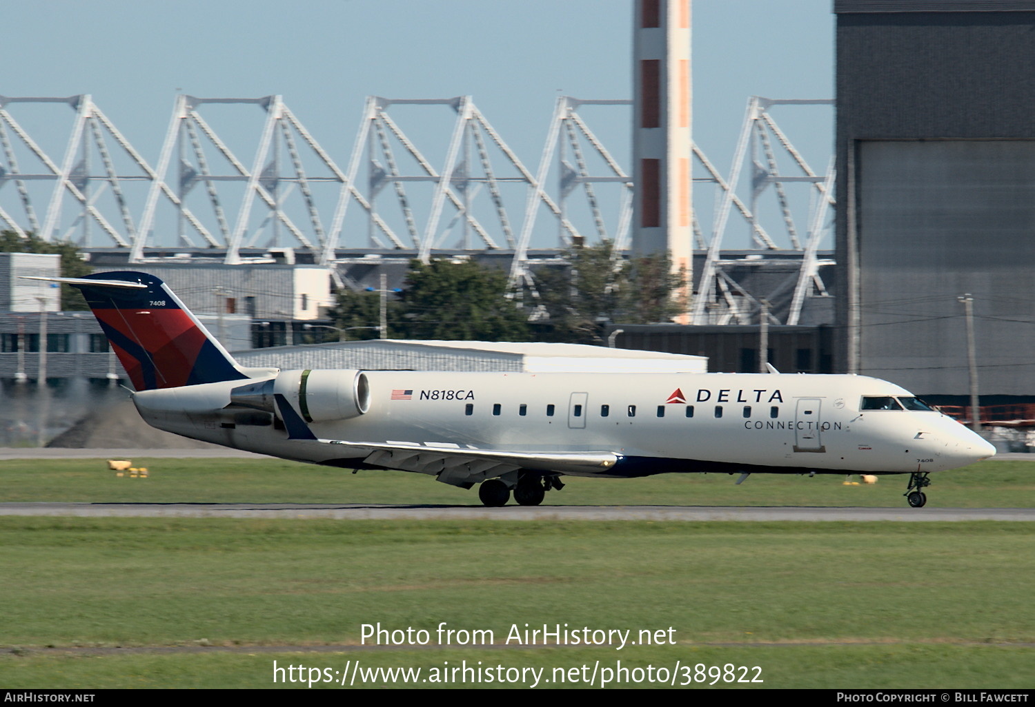 Aircraft Photo of N818CA | Bombardier CRJ-100ER (CL-600-2B19) | Delta Connection | AirHistory.net #389822