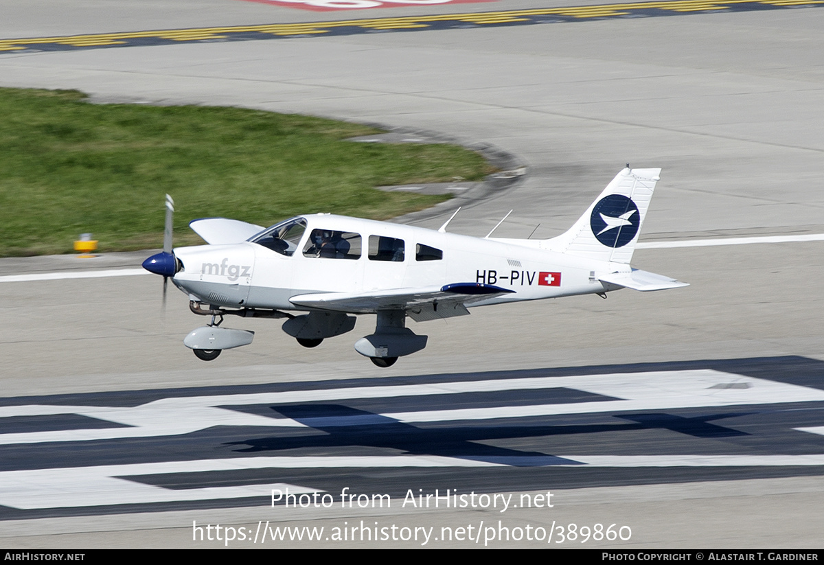 Aircraft Photo of HB-PIV | Piper PA-28-181 Archer II | MFGZ - Motorfluggruppe Zürich | AirHistory.net #389860