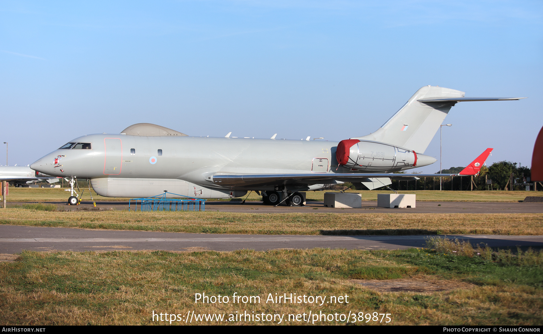 Aircraft Photo of ZJ691 | Bombardier Sentinel R.1 (BD-700-1A10) | UK - Air Force | AirHistory.net #389875