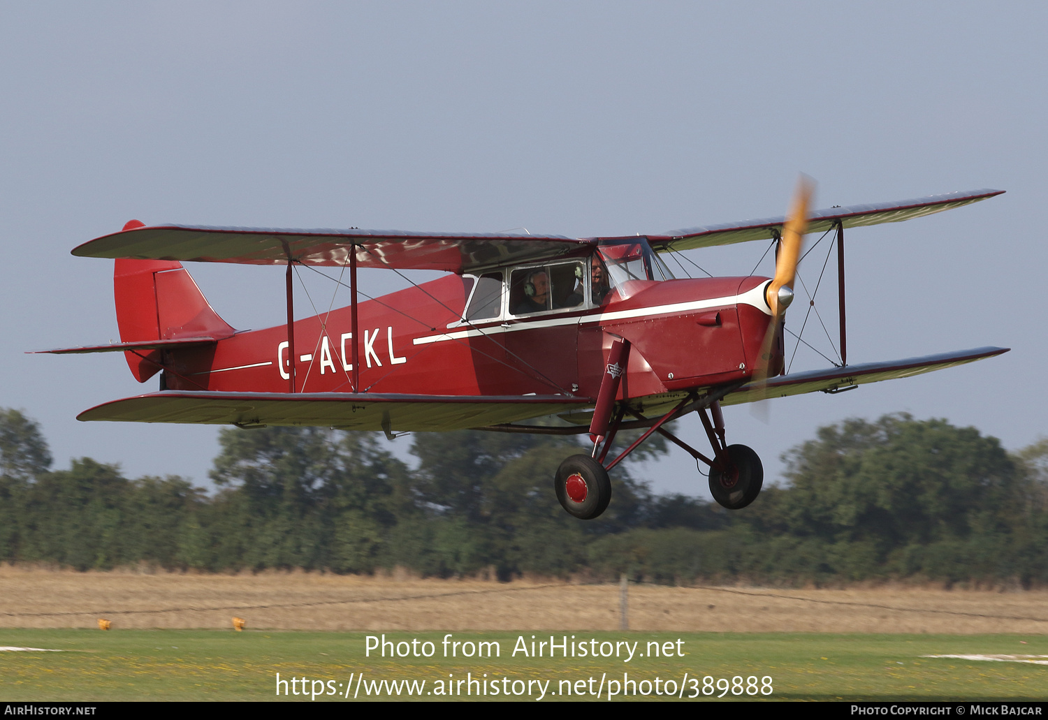 Aircraft Photo of G-ADKL | De Havilland D.H. 87B Hornet Moth | AirHistory.net #389888