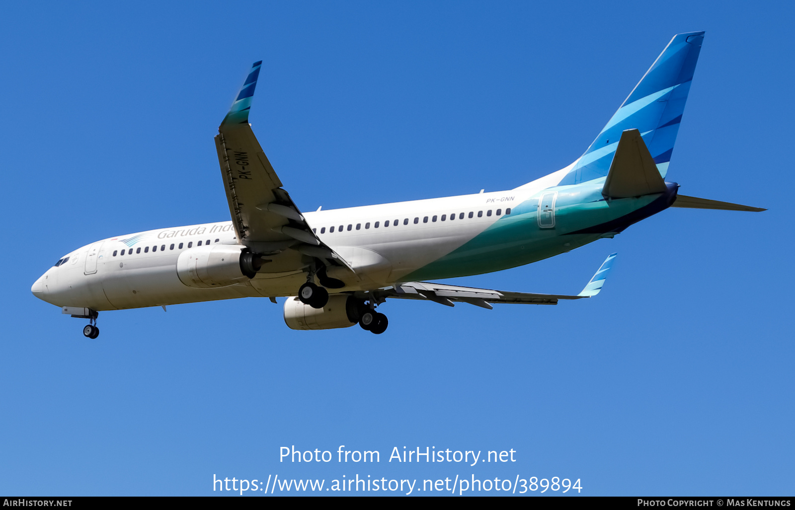 Aircraft Photo of PK-GNN | Boeing 737-86N | Garuda Indonesia | AirHistory.net #389894