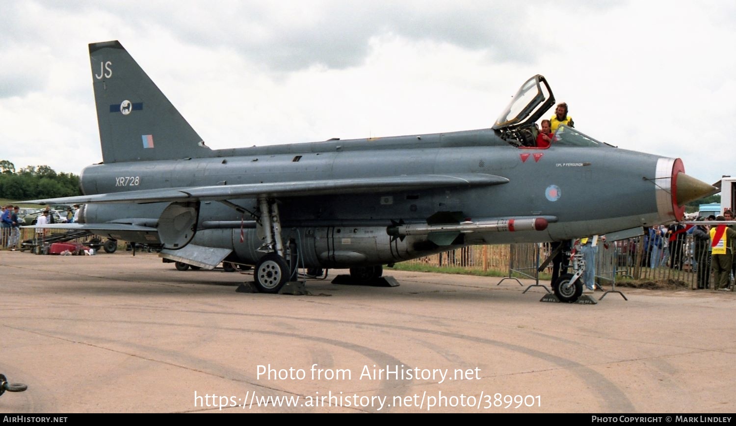 Aircraft Photo of XR728 | English Electric Lightning F6 | UK - Air Force | AirHistory.net #389901