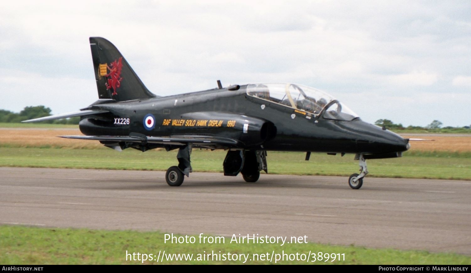 Aircraft Photo of XX226 | British Aerospace Hawk T1 | UK - Air Force | AirHistory.net #389911