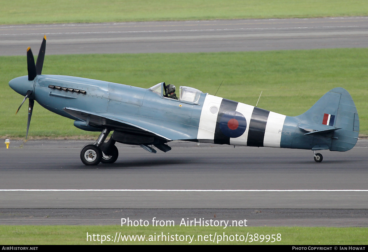 Aircraft Photo of PM631 | Supermarine 389 Spitfire PR19 | UK - Air Force | AirHistory.net #389958