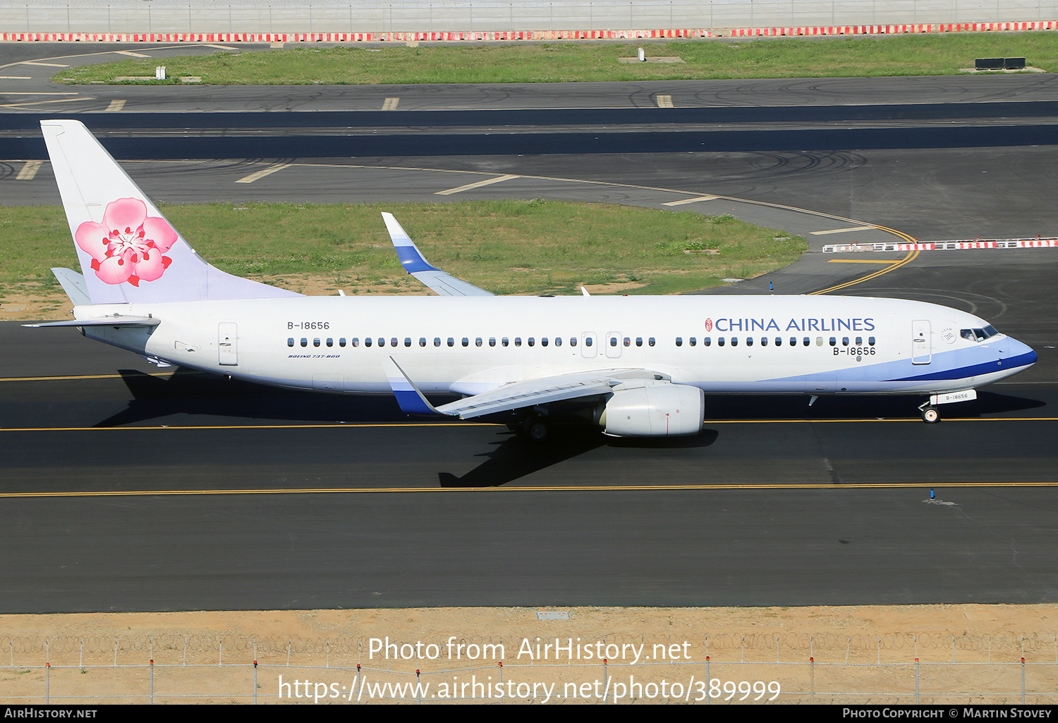 Aircraft Photo of B-18656 | Boeing 737-8MA | China Airlines | AirHistory.net #389999