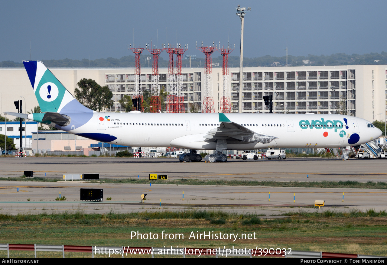 Aircraft Photo of EC-MHL | Airbus A330-343 | Evelop Airlines | AirHistory.net #390032