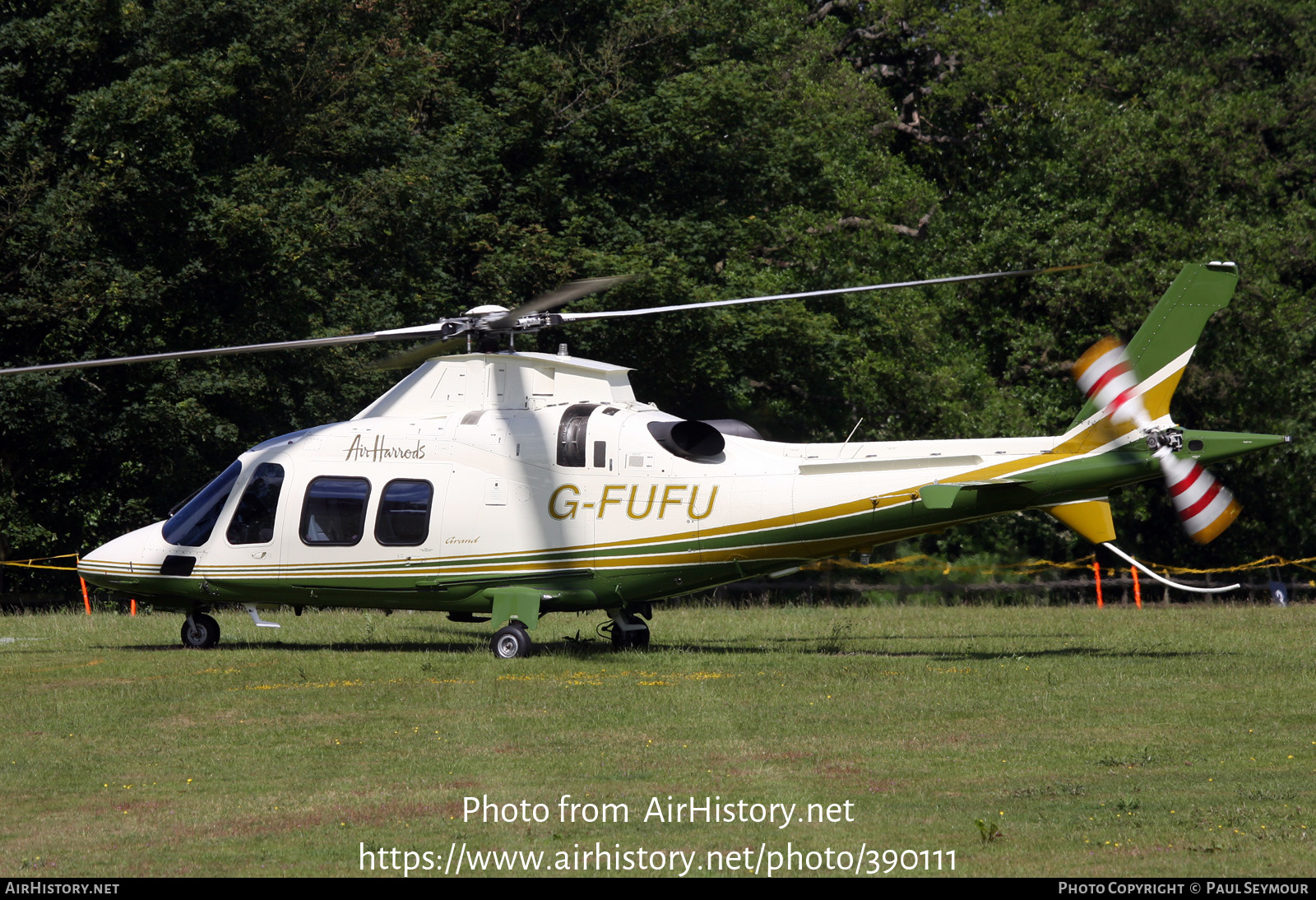 Aircraft Photo of G-FUFU | Agusta A-109S Grand | Air Harrods | AirHistory.net #390111