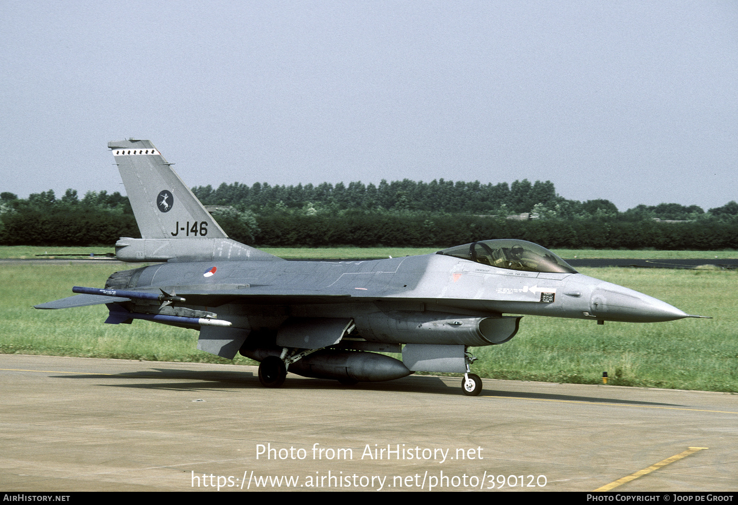 Aircraft Photo of J-146 | General Dynamics F-16A Fighting Falcon | Netherlands - Air Force | AirHistory.net #390120