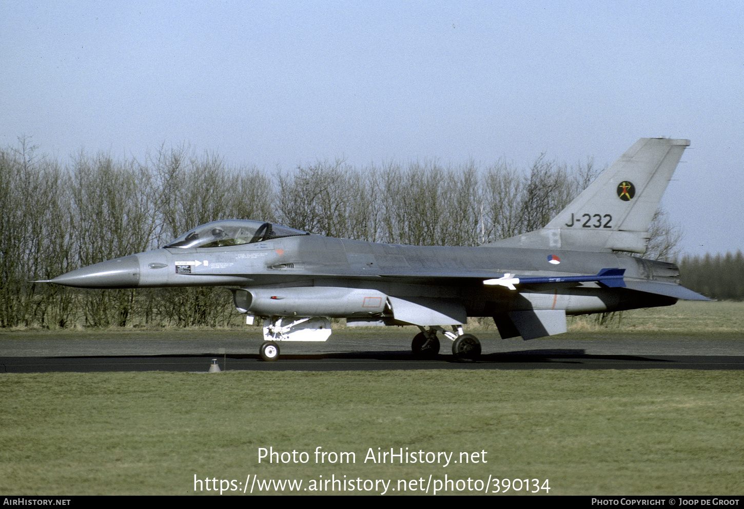 Aircraft Photo of J-232 | General Dynamics F-16A Fighting Falcon | Netherlands - Air Force | AirHistory.net #390134