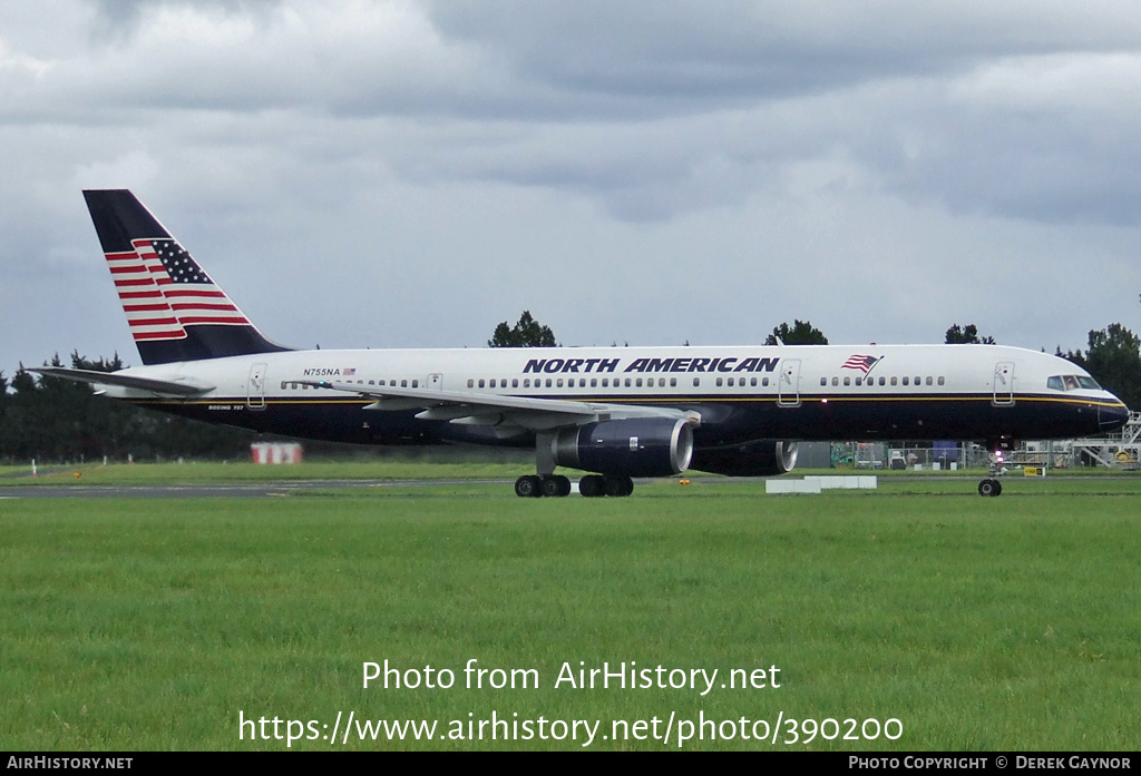 Aircraft Photo of N755NA | Boeing 757-28A | North American Airlines | AirHistory.net #390200