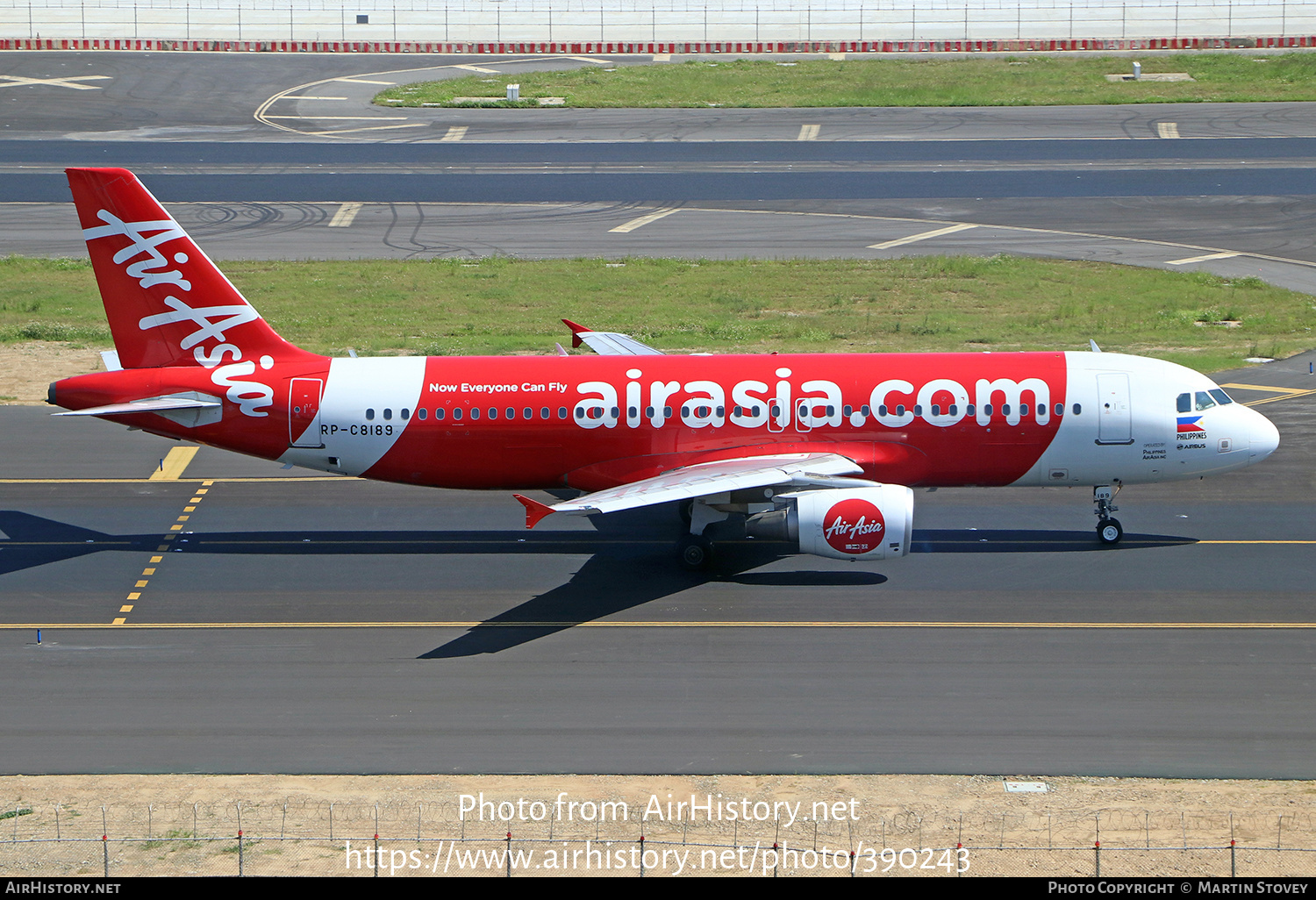 Aircraft Photo of RP-C8189 | Airbus A320-216 | AirAsia | AirHistory.net #390243