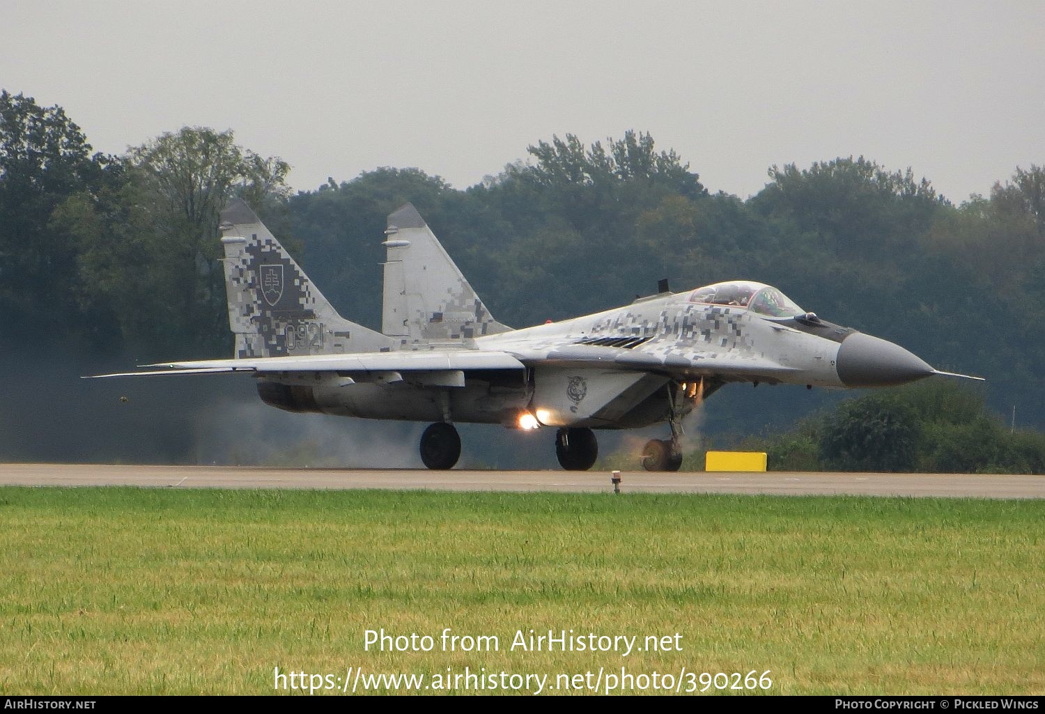 Aircraft Photo of 0921 | Mikoyan-Gurevich MiG-29AS (9-12A) | Slovakia - Air Force | AirHistory.net #390266