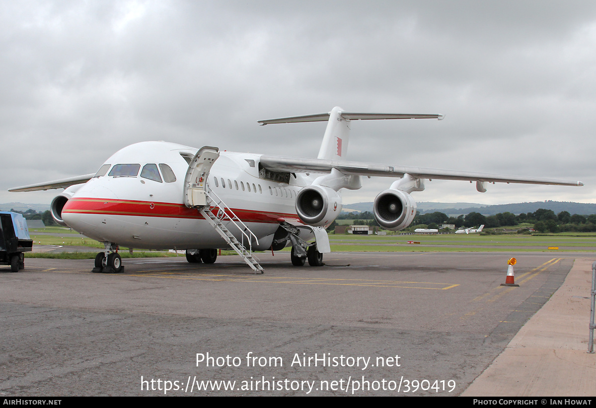 Aircraft Photo of A9C-BDF | British Aerospace Avro 146-RJ85 | Bahrain - Air Force | AirHistory.net #390419
