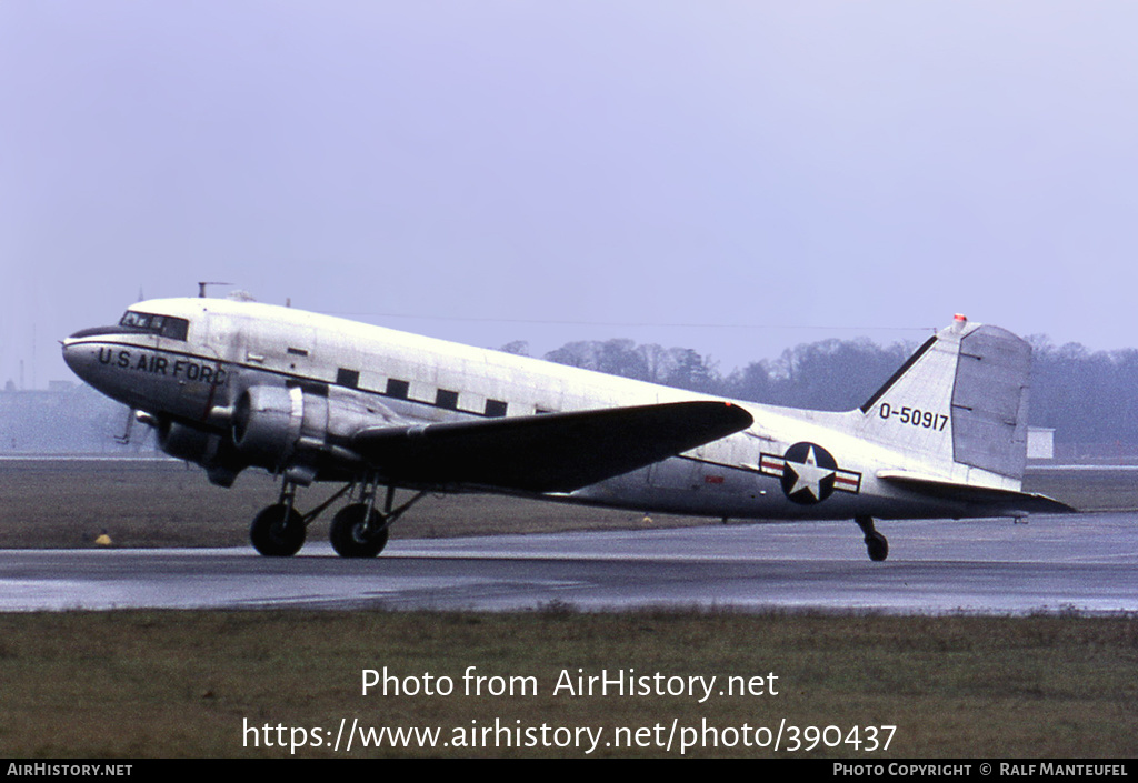 Aircraft Photo of 45-917 / 0-50917 | Douglas C-47D Skytrain | USA - Air Force | AirHistory.net #390437