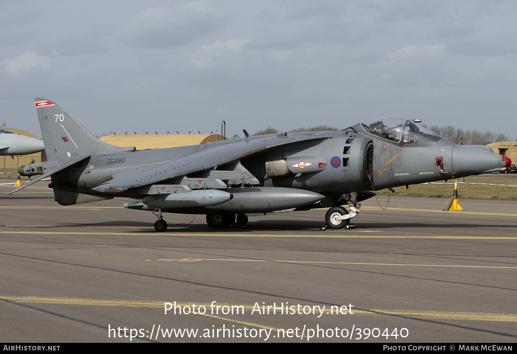 Aircraft Photo of ZG480 | British Aerospace Harrier GR9 | UK - Air Force | AirHistory.net #390440