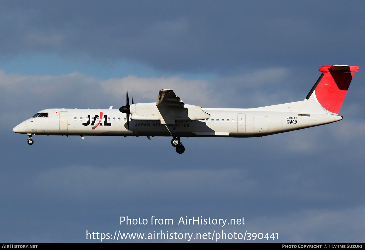 Aircraft Photo of JA844C | Bombardier DHC-8-402 Dash 8 | Japan Airlines - JAL | AirHistory.net #390441