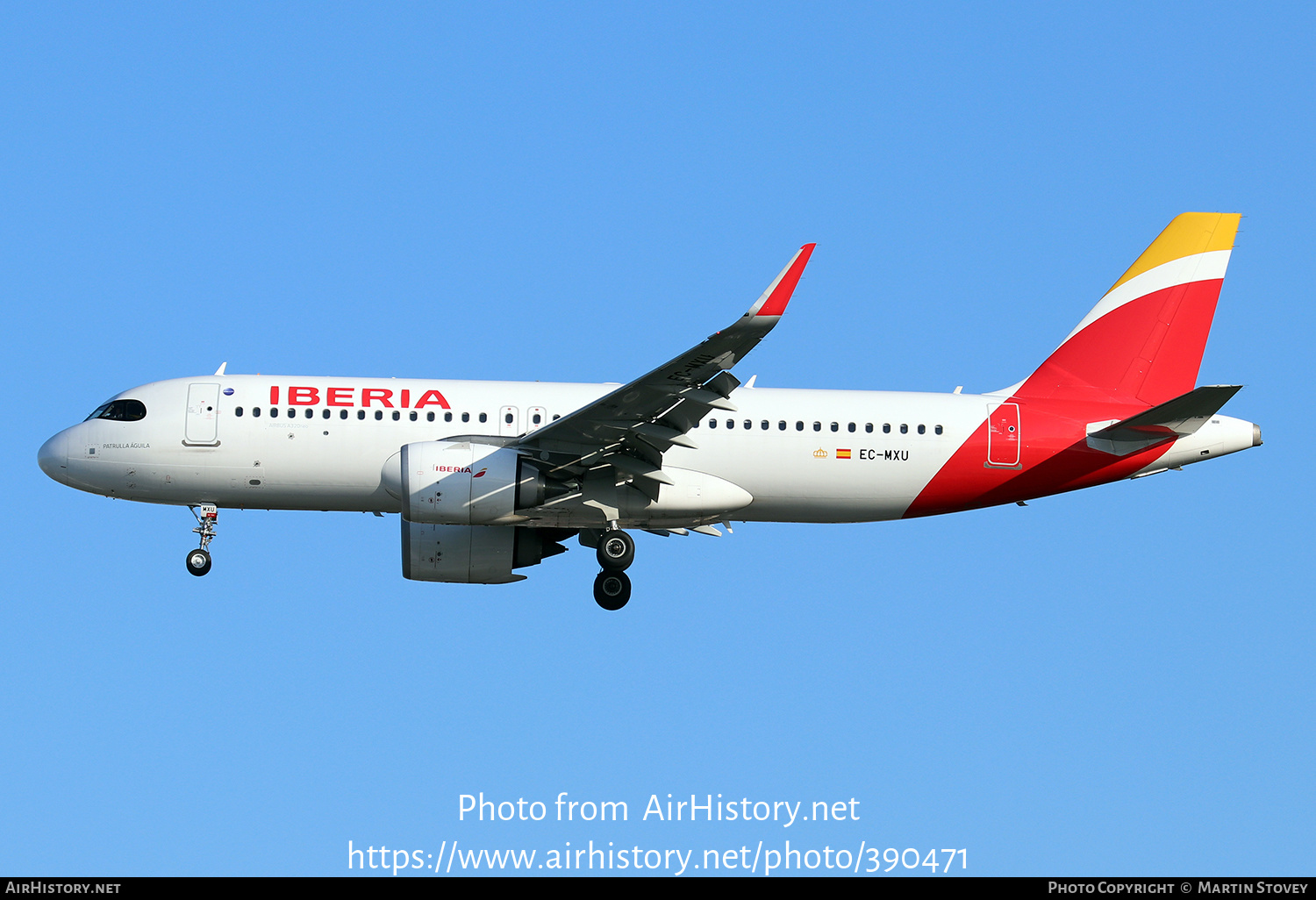 Aircraft Photo of EC-MXU | Airbus A320-251N | Iberia | AirHistory.net #390471