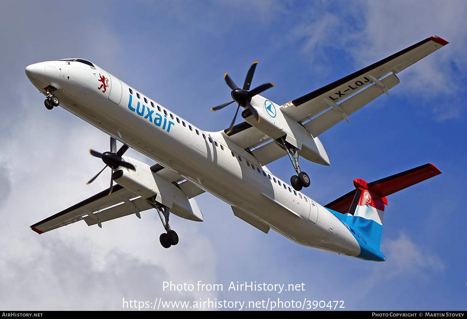 Aircraft Photo of LX-LQJ | Bombardier DHC-8-402 Dash 8 | Luxair | AirHistory.net #390472