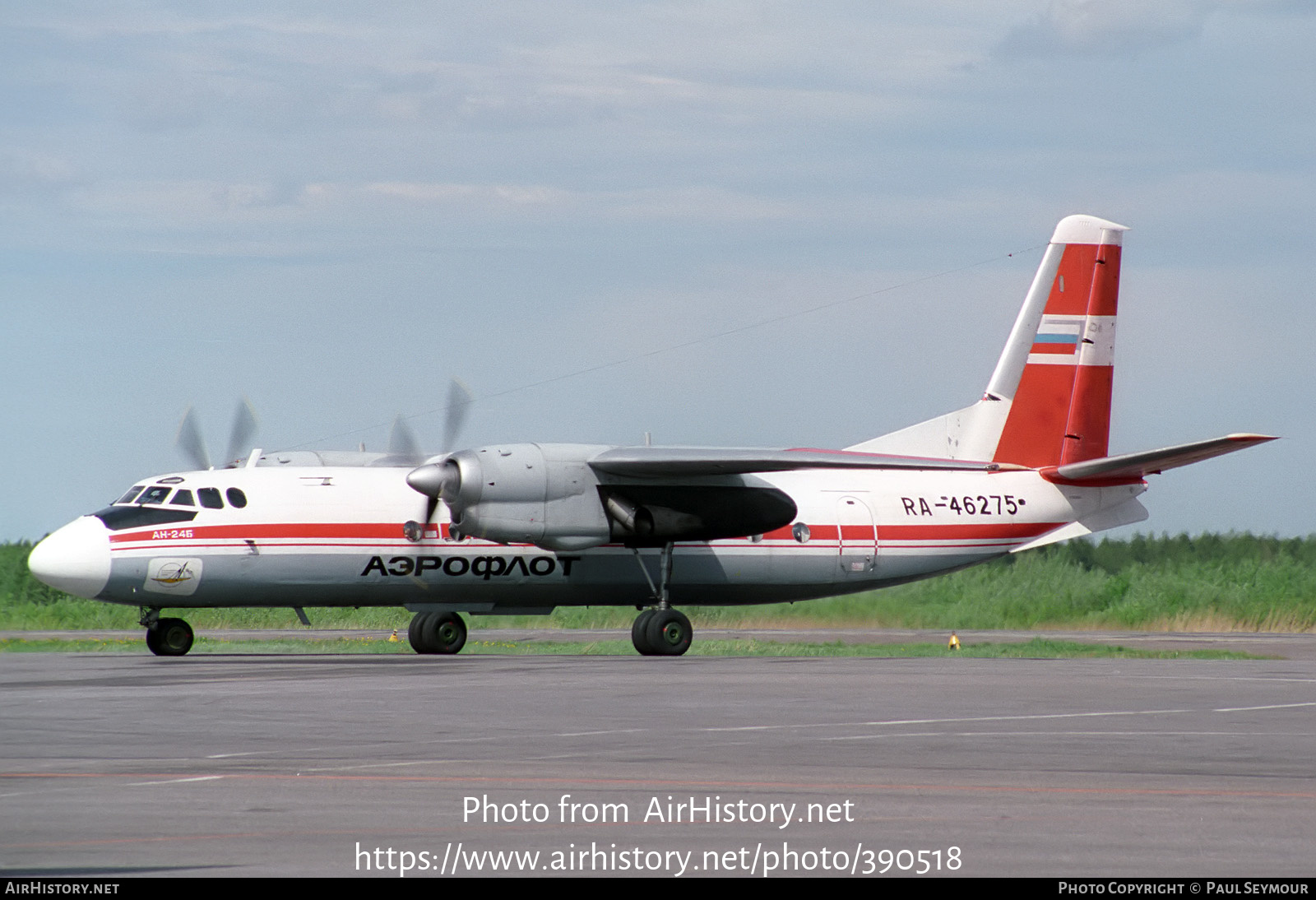 Aircraft Photo of RA-46275 | Antonov An-24B | Aeroflot | AirHistory.net #390518