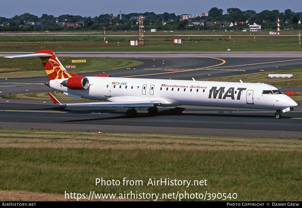 Aircraft Photo of Z3-AAG | Bombardier CRJ-900 (CL-600-2D24) | MAT - Macedonian Airlines | AirHistory.net #390540