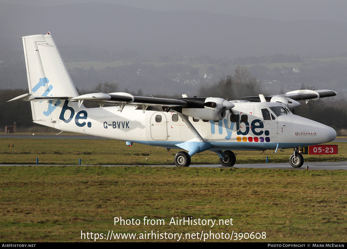 Aircraft Photo of G-BVVK | De Havilland Canada DHC-6-300 Twin Otter | Flybe | AirHistory.net #390608