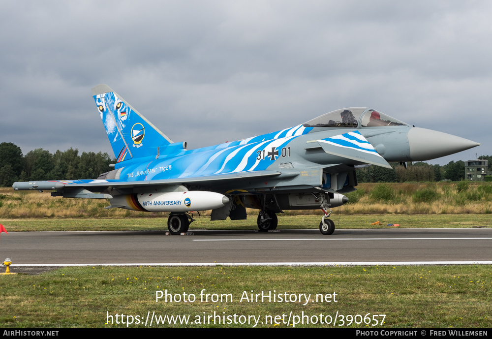 Aircraft Photo of 3101 | Eurofighter EF-2000 Typhoon S | Germany - Air Force | AirHistory.net #390657