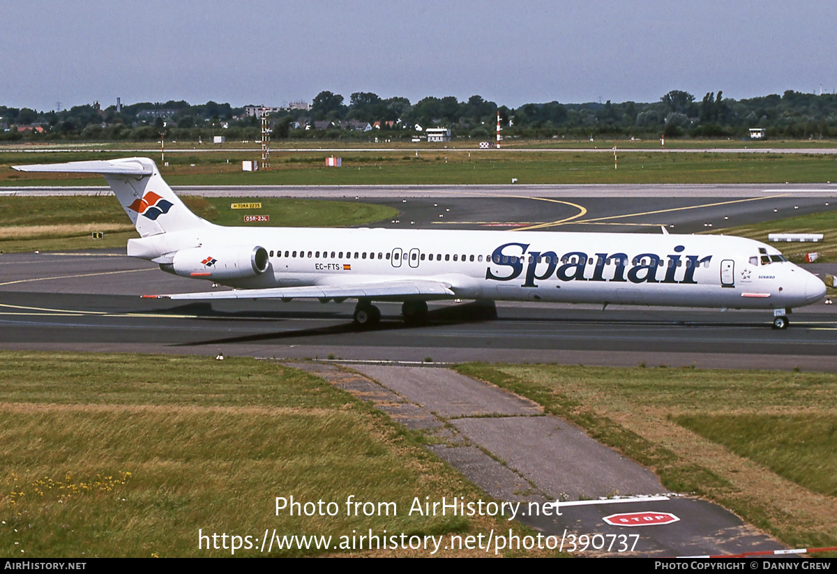 Aircraft Photo of EC-FTS | McDonnell Douglas MD-83 (DC-9-83) | Spanair | AirHistory.net #390737