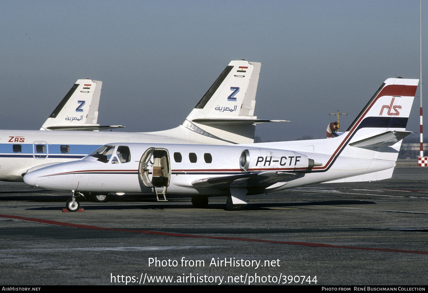 Aircraft Photo of PH-CTF | Cessna 500 Citation | Rijksluchtvaartschool - RLS | AirHistory.net #390744