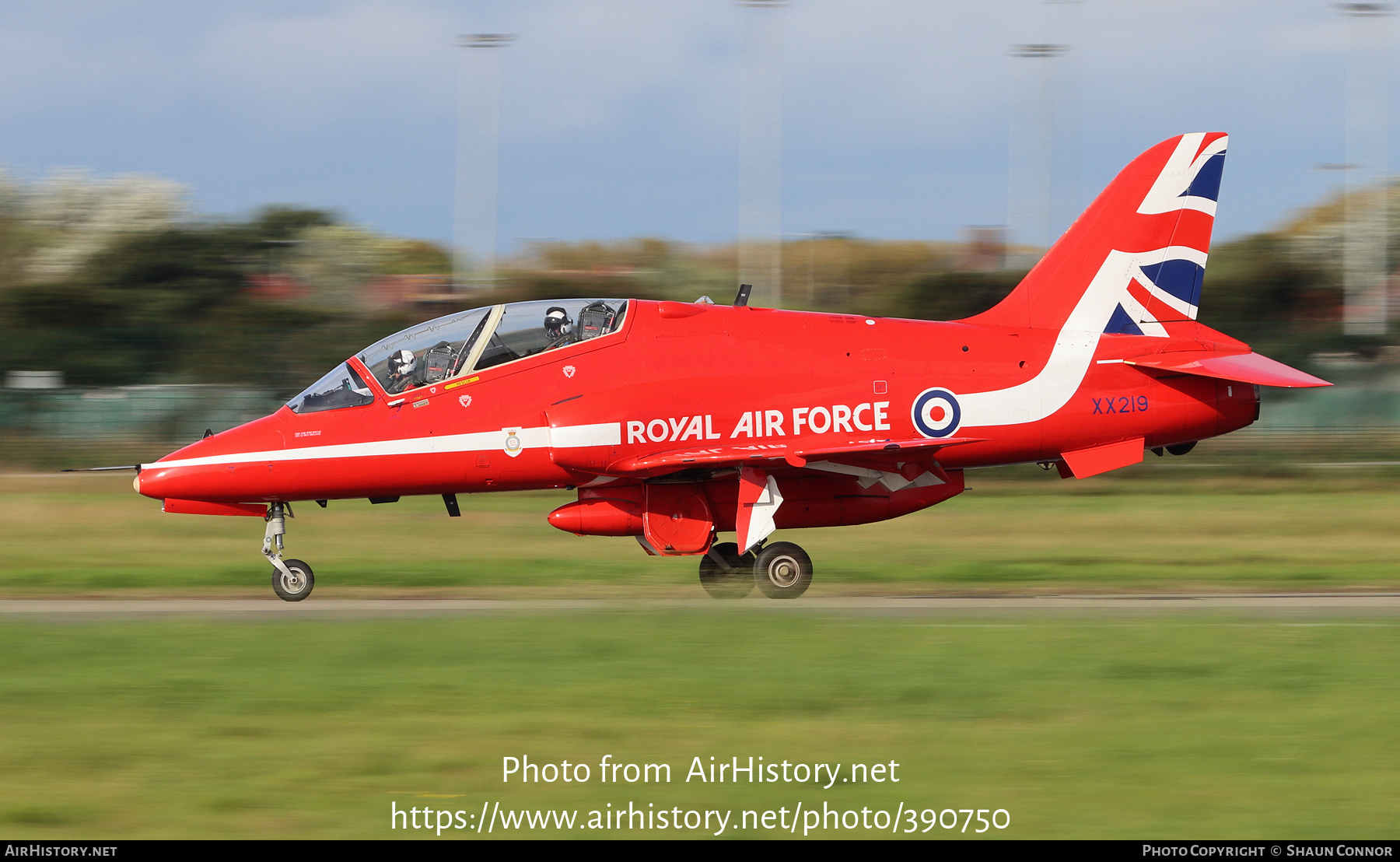 Aircraft Photo of XX219 | British Aerospace Hawk T.1A | UK - Air Force | AirHistory.net #390750