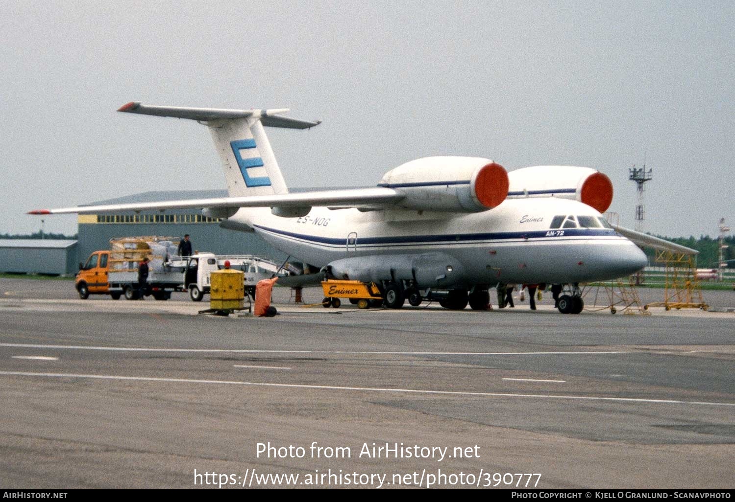 Aircraft Photo of ES-NOG | Antonov An-72-100 | Enimex | AirHistory.net #390777