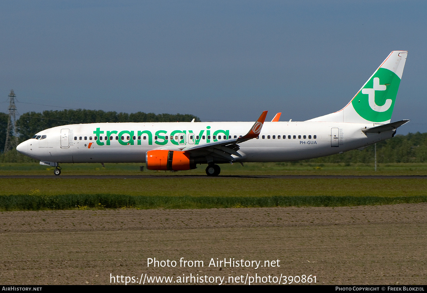 Aircraft Photo of PH-GUA | Boeing 737-8EH | Transavia | AirHistory.net #390861