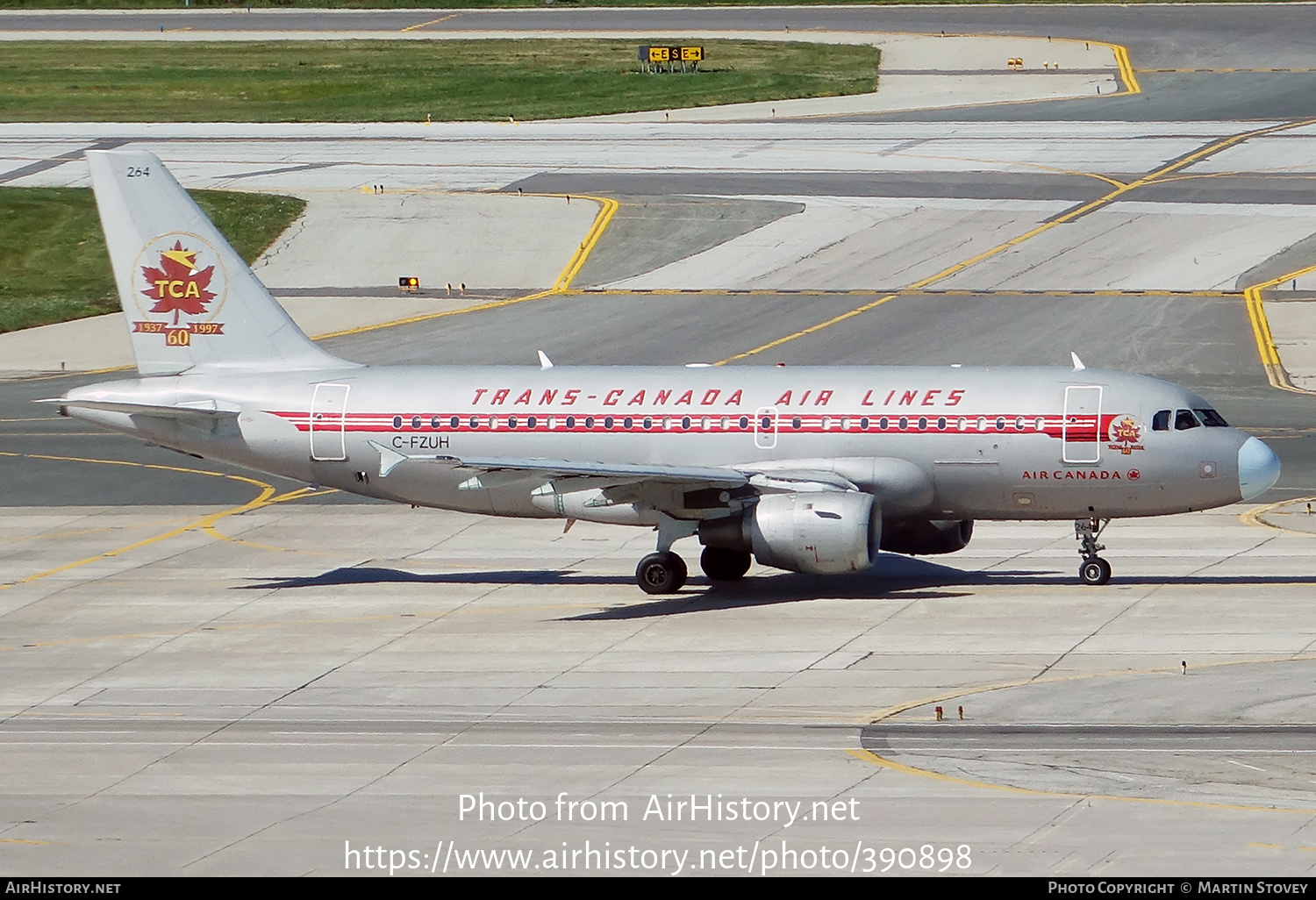 Aircraft Photo of C-FZUH | Airbus A319-114 | Air Canada | Trans-Canada Air Lines - TCA | AirHistory.net #390898