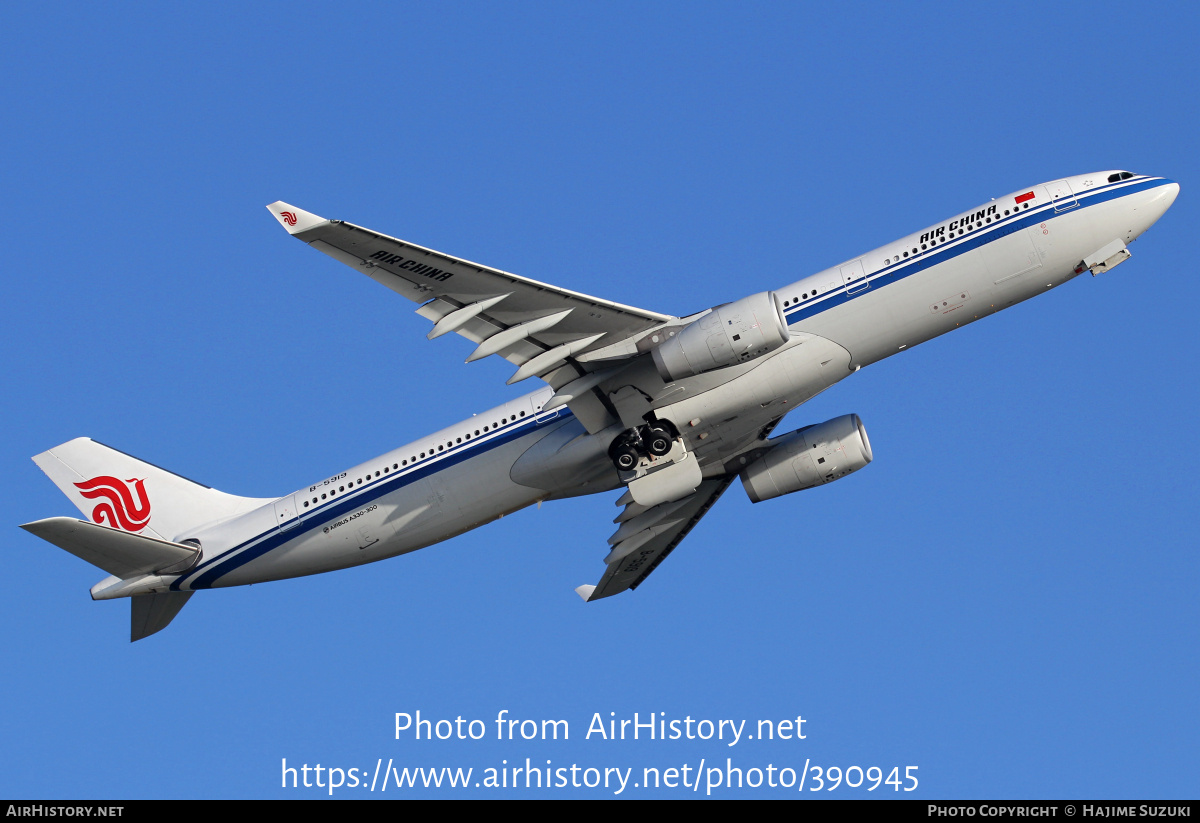 Aircraft Photo of B-5919 | Airbus A330-343 | Air China | AirHistory.net #390945