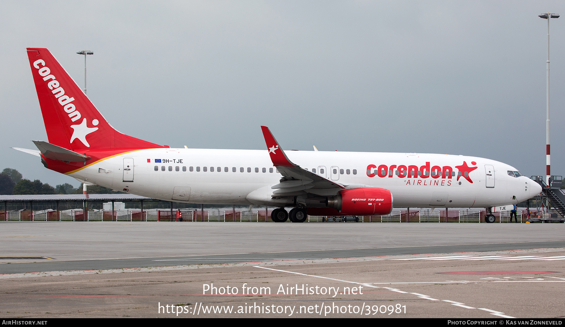 Aircraft Photo of 9H-TJE | Boeing 737-85R | Corendon Airlines | AirHistory.net #390981