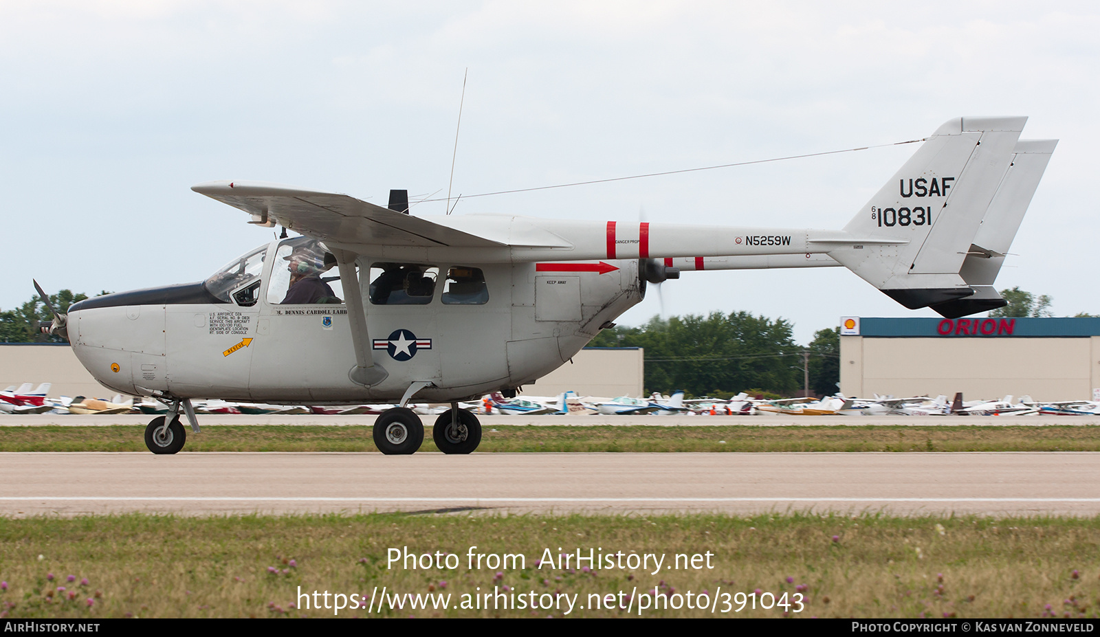 Aircraft Photo of N5259W / 68-10831 | Cessna O-2A Super Skymaster | USA - Air Force | AirHistory.net #391043