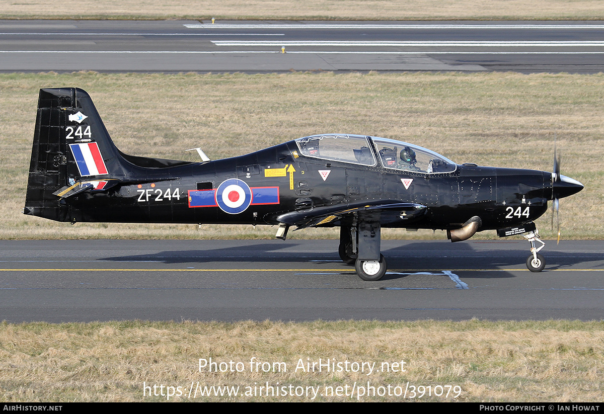 Aircraft Photo of ZF244 | Short S-312 Tucano T1 | UK - Air Force | AirHistory.net #391079