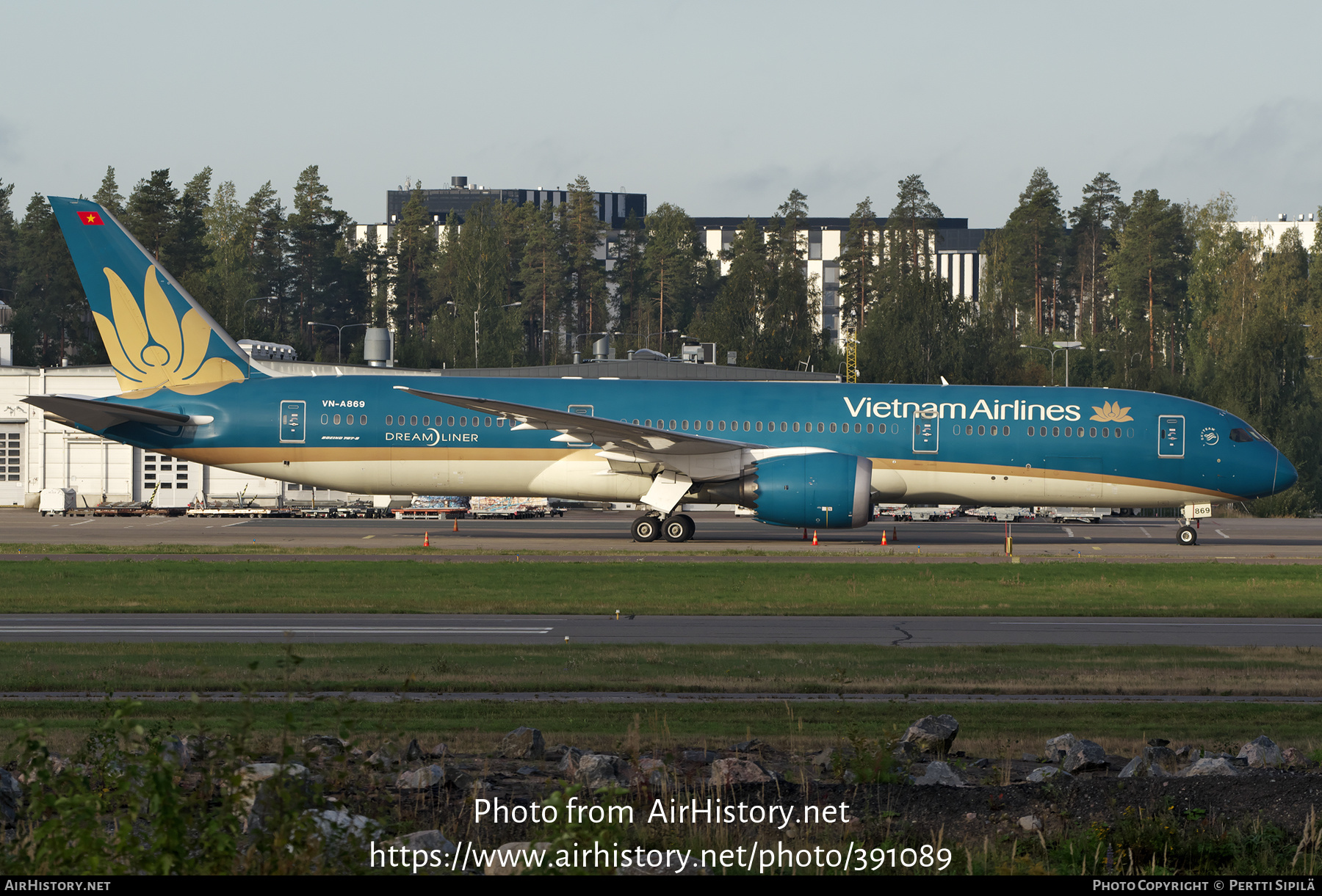 Aircraft Photo of VN-A869 | Boeing 787-9 Dreamliner | Vietnam Airlines | AirHistory.net #391089