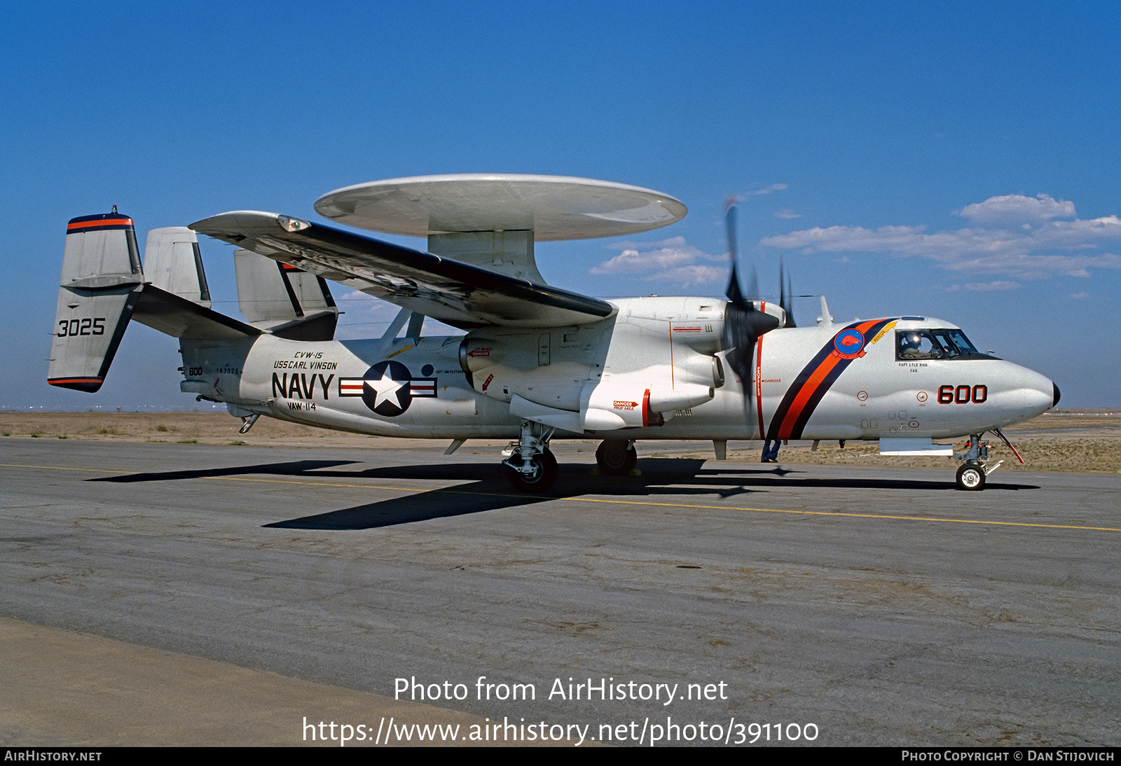 Aircraft Photo of 163025 / 3025 | Grumman E-2C Hawkeye | USA - Navy | AirHistory.net #391100