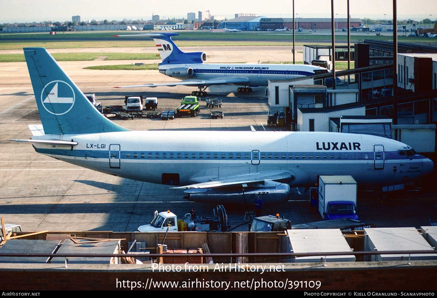 Aircraft Photo of LX-LGI | Boeing 737-2C9/Adv | Luxair | AirHistory.net #391109