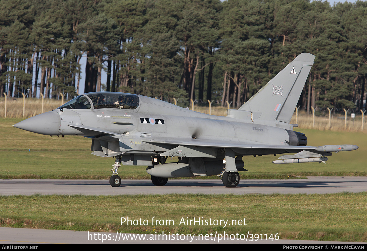 Aircraft Photo of ZK380 | Eurofighter EF-2000 Typhoon T3 | UK - Air Force | AirHistory.net #391146